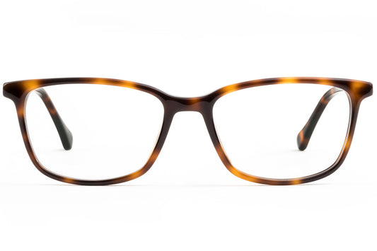 Faraday eyeglasses in sazerac viewed from front